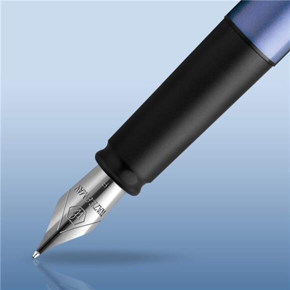 Waterman Allure Fountain Pen Blue Lacquer Fine Nib Blue Ink Gift Box - Picture 3 of 16